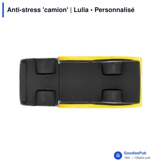 Anti-stress camion personnalisable avec logo - Lulia - Image 4