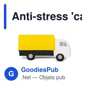 Anti-stress camion personnalisable avec logo - Lulia - Miniature 5