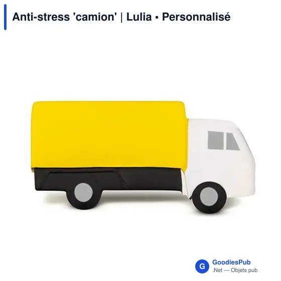 Anti-stress camion personnalisable avec logo - Lulia - Image 5
