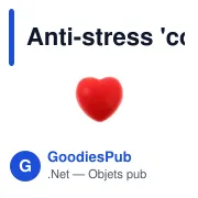 Anti-stress 'coeur' | Emmet - Miniature 4