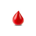 Variante rouge - Anti-stress personnalisable en forme de goutte avec logo - Kian