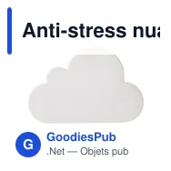 Anti-stress nuage personnalisable avec logo - Franco - Miniature 1