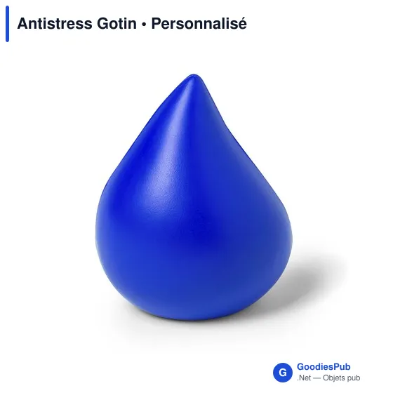 Gouttelette anti-stress personnalisable avec logo - Antistress Gotin - Image 4