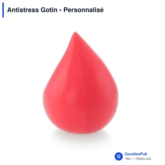 Gouttelette anti-stress personnalisable avec logo - Antistress Gotin - Image 6