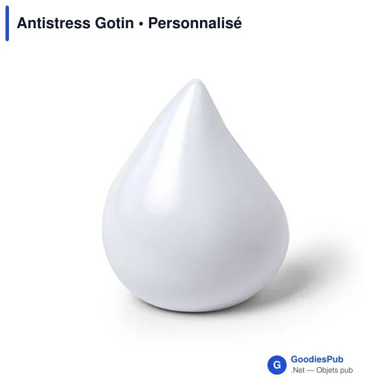 Gouttelette anti-stress personnalisable avec logo - Antistress Gotin - Image 7