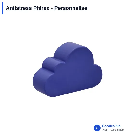 Objet anti-stress personnalisable en forme de nuage avec logo - Image 5