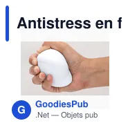Antistress en forme de casque de travail personnalisable avec logo - Miniature 4