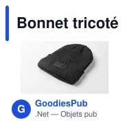 Bonnet tricoté personnalisable avec logo - ANVIK - Miniature 12