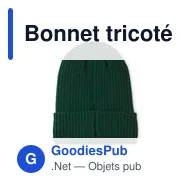 Bonnet tricoté personnalisable avec logo - ANVIK - Miniature 6