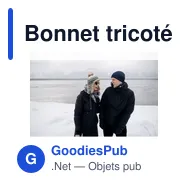 Bonnet tricoté personnalisable avec logo - ANVIK - Miniature 8