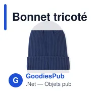 Bonnet tricoté personnalisable avec logo - ANVIK - Miniature 10