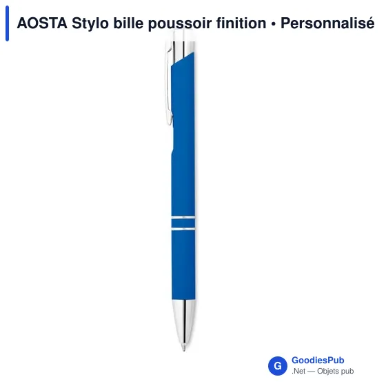 AOSTA Stylo bille poussoir finition - Image 7