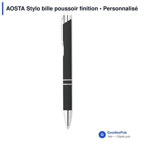 AOSTA Stylo bille poussoir finition - Image 9