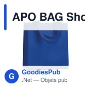 APO BAG Shopping bag en non tissé - Miniature 1
