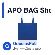 APO BAG Shopping bag en non tissé - Miniature 2