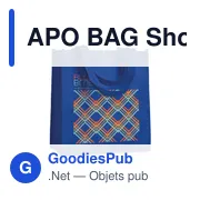 APO BAG Shopping bag en non tissé - Miniature 3