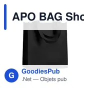 APO BAG Shopping bag en non tissé - Miniature 4