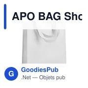 APO BAG Shopping bag en non tissé - Miniature 6