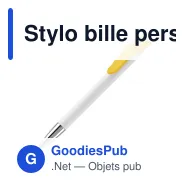 Stylo bille personnalisable à pointe métal avec logo - Apollo - Miniature 4