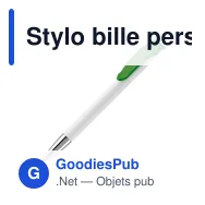 Stylo bille personnalisable à pointe métal avec logo - Apollo - Miniature 8