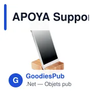 APOYA Support de téléphone en bambou - Miniature 2