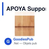 APOYA Support de téléphone en bambou - Miniature 3