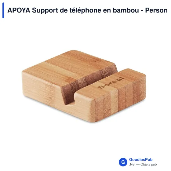 APOYA Support de téléphone en bambou - Image 4
