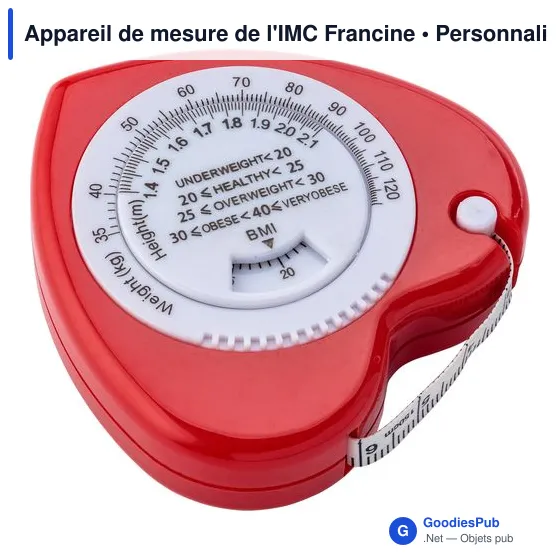 Appareil de mesure de l'IMC personnalisable avec logo - Francine - Image 3