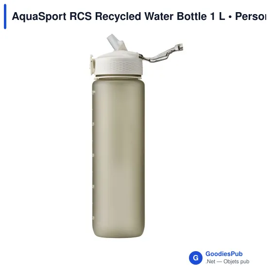 Bouteille d'eau personnalisable AquaSport RCS 1 L avec logo - Image 11