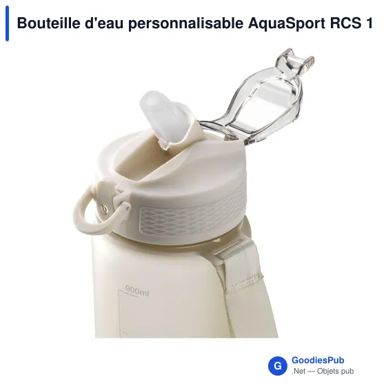 Bouteille d'eau personnalisable AquaSport RCS 1 L avec logo - Image 12