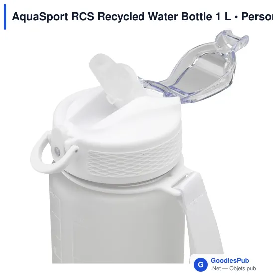 Bouteille d'eau personnalisable AquaSport RCS 1 L avec logo - Image 3