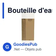 Bouteille d'eau personnalisable AquaSport RCS 1 L avec logo - Miniature 4
