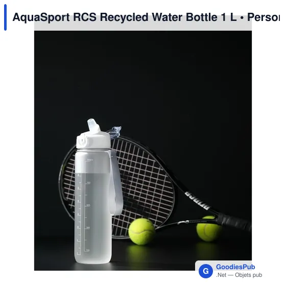 Bouteille d'eau personnalisable AquaSport RCS 1 L avec logo - Image 6