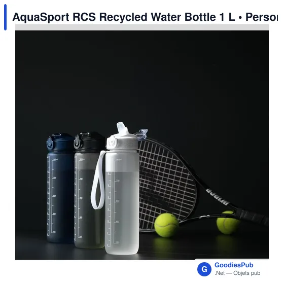 Bouteille d'eau personnalisable AquaSport RCS 1 L avec logo - Image 7