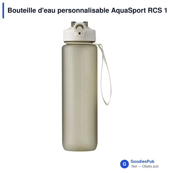 Bouteille d'eau personnalisable AquaSport RCS 1 L avec logo - Image 9