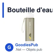 Bouteille d'eau personnalisable AquaSport RCS 1 L avec logo - Miniature 10