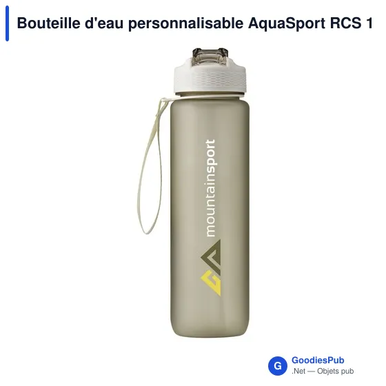 Bouteille d'eau personnalisable AquaSport RCS 1 L avec logo - Image 10