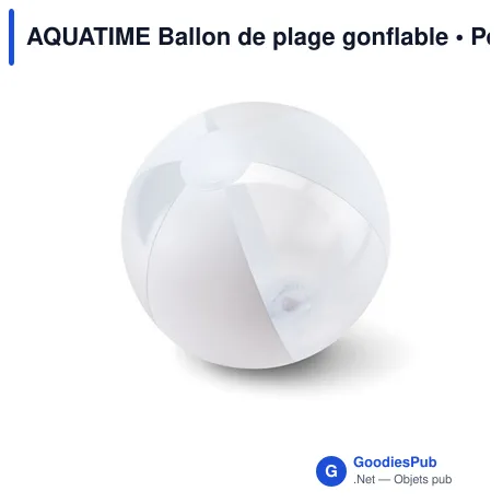 AQUATIME Ballon de plage gonflable