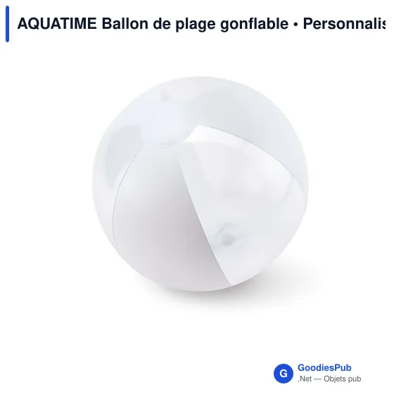 AQUATIME Ballon de plage gonflable - Image 2