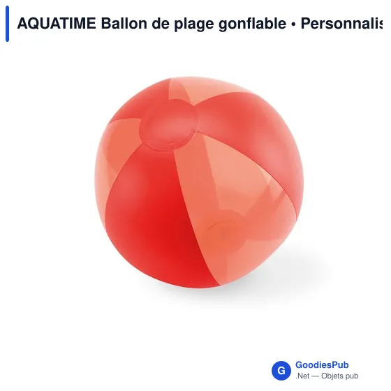 AQUATIME Ballon de plage gonflable - Image 12