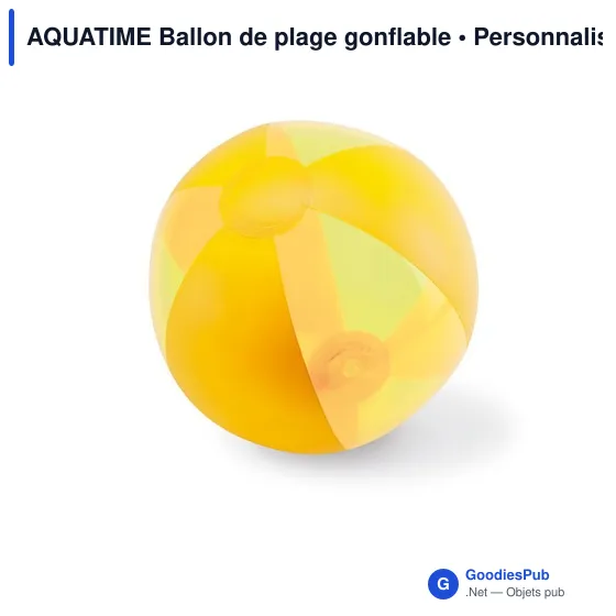 AQUATIME Ballon de plage gonflable - Image 4