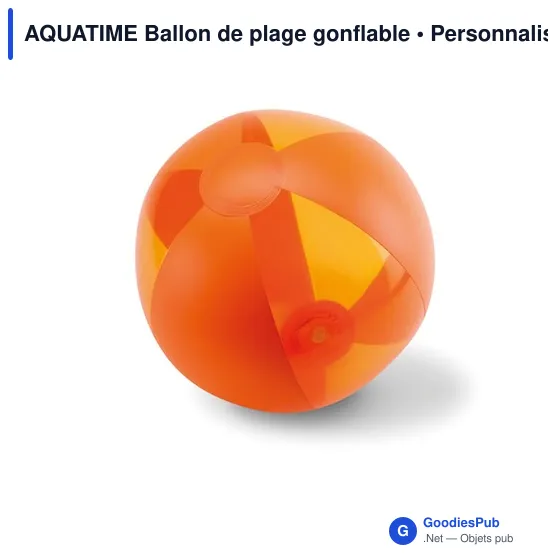 AQUATIME Ballon de plage gonflable - Image 7
