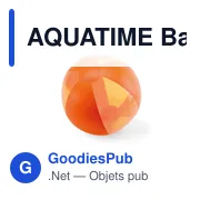 AQUATIME Ballon de plage gonflable - Miniature 8