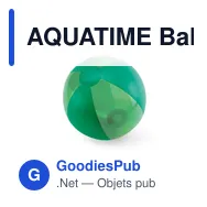 AQUATIME Ballon de plage gonflable - Miniature 10