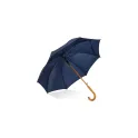 Variante Bleu foncé - Parapluie personnalisable 23 pouces poignée crochet automatique avec logo - Aran