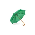 Variante Vert - Parapluie personnalisable 23 pouces poignée crochet automatique avec logo - Aran