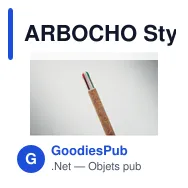 ARBOCHO Stylo à bille 4 couleurs - Miniature 2
