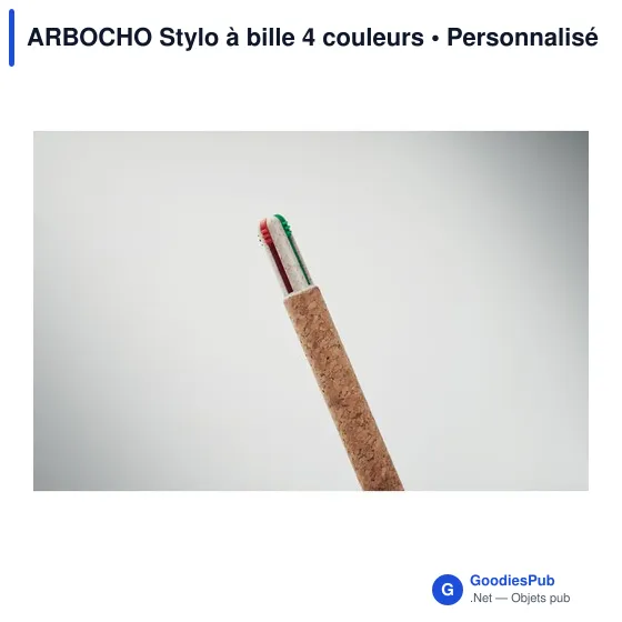 ARBOCHO Stylo à bille 4 couleurs - Image 2