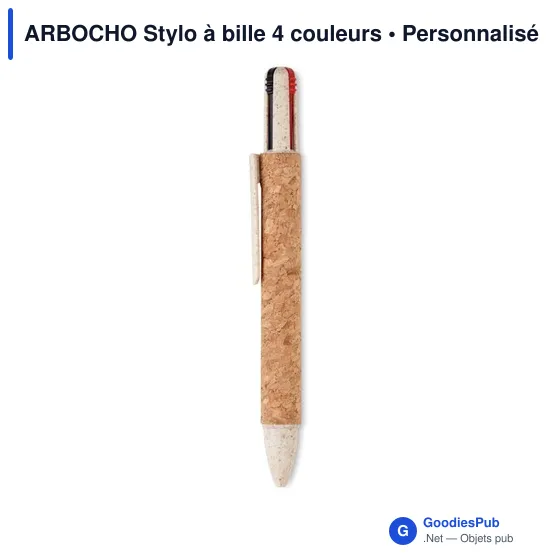 ARBOCHO Stylo à bille 4 couleurs - Image 3