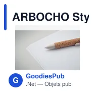 ARBOCHO Stylo à bille 4 couleurs - Miniature 6